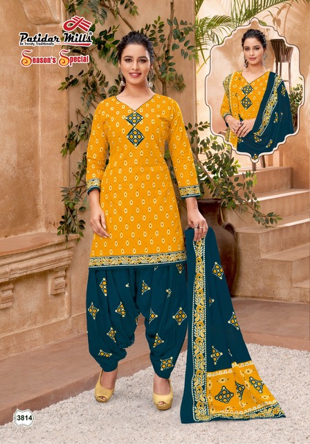 Patidar Season s Special vol 38 Cotton Designer Patiyala Dress